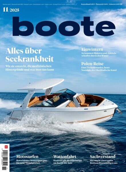 Boote – November 2025 Cover