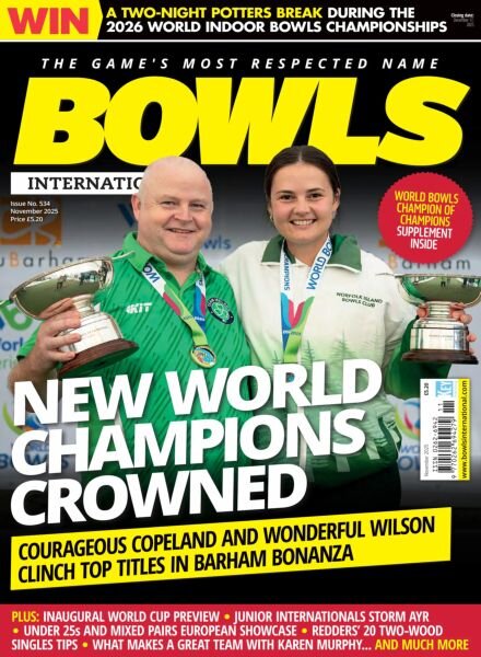 Bowls International – November 2025 Cover