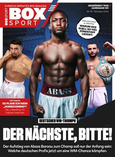BoxSport – Oktober 2025 Cover