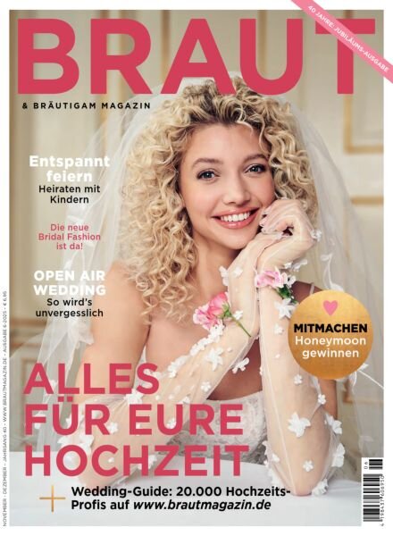 Braut & Brautigam Germany – November-Dezember 2025 Cover