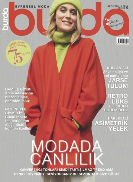 Burda Turkiye – Ekim 2025 Cover