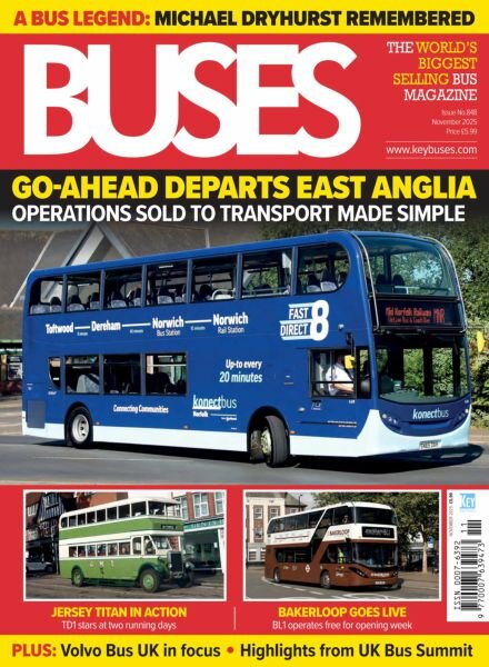 Buses Magazine – November 2025 Cover