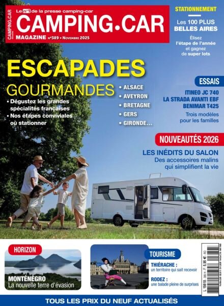 Camping-Car Magazine – Novembre 2025 Cover