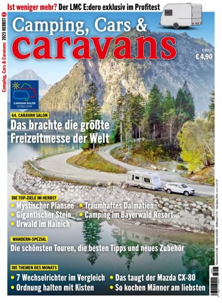 Camping Cars & Caravans – September 2025 Cover