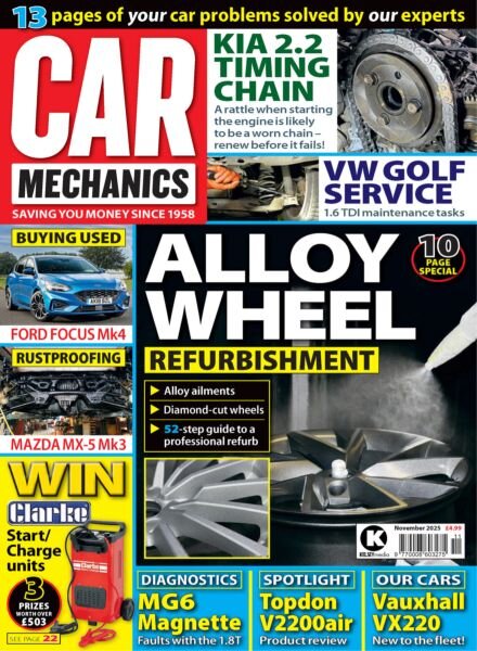 Car Mechanics – November 2025 Cover