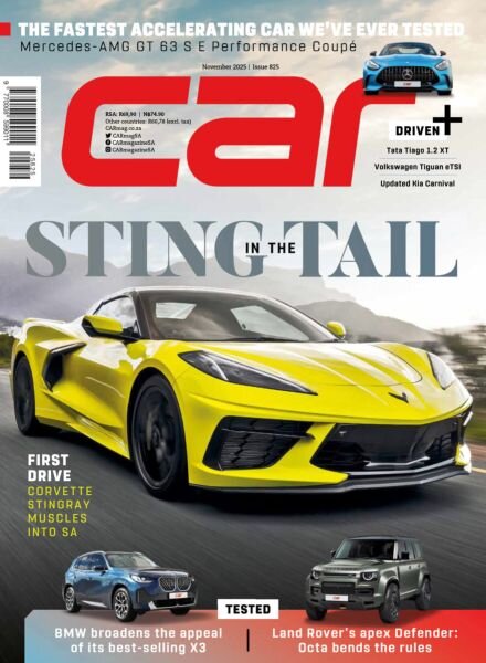 Car South Africa – November 2025 Cover