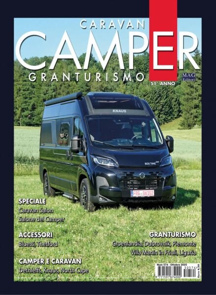 Caravan e Camper Granturismo – Ottobre 2025 Cover