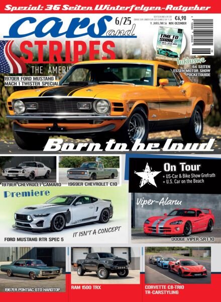 Cars & Stripes – November-Dezember 2025 Cover