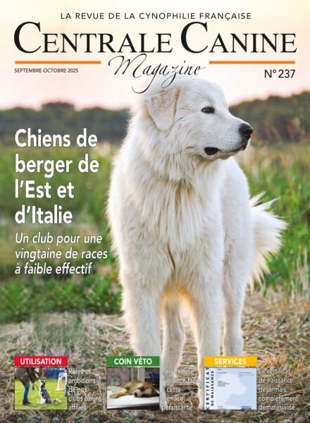 Centrale Canine Magazine – Septembre-Octobre 2025 Cover