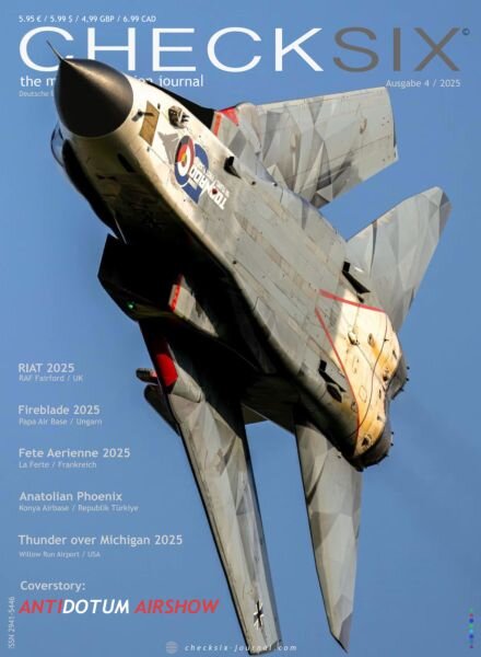 Checksix Journal Deutsche Edition – Nr 4 2025 Cover