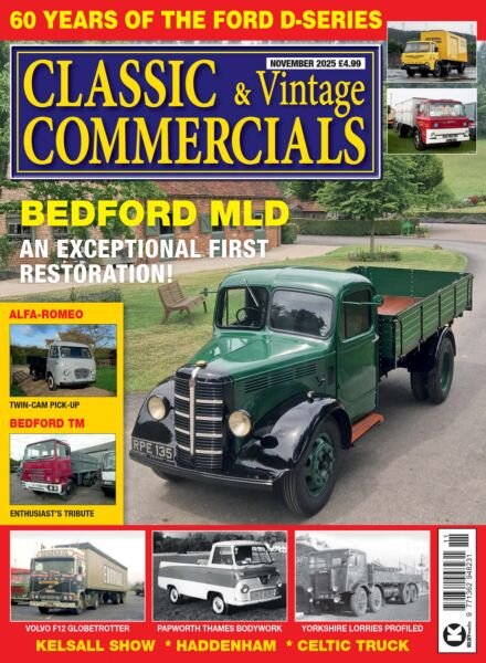 Classic & Vintage Commercials – November 2025 Cover