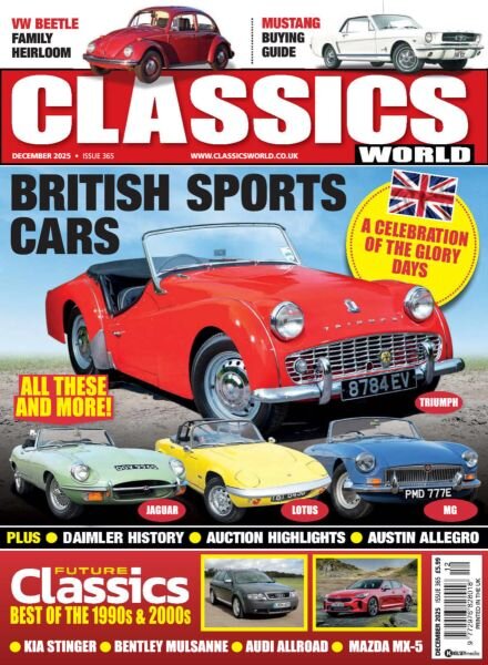 Classics World – December 2025 Cover