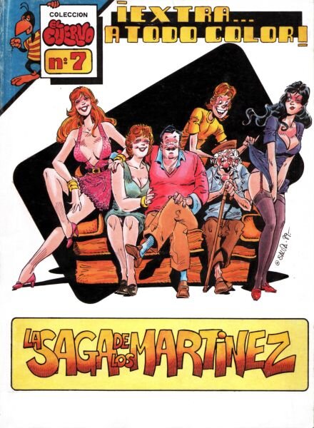 Coleccion El Cuervo – 07 La saga de los Martinez Cover