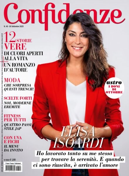 Confidenze – 30 Settembre 2025 Cover