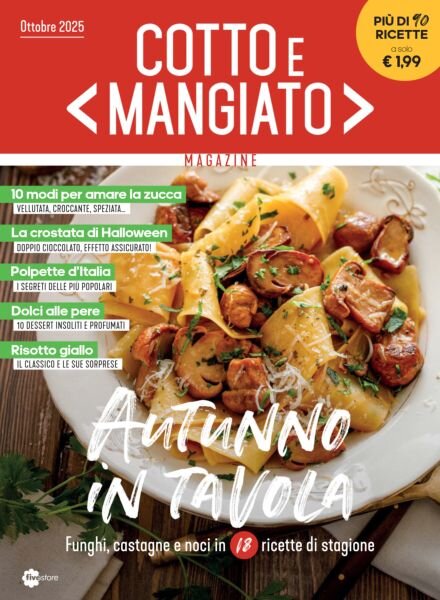 Cotto e Mangiato – Ottobre 2025 Cover