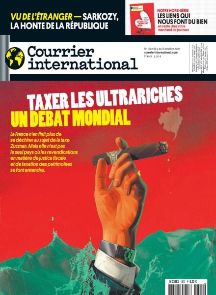Courrier International – 2 Octobre 2025 Cover