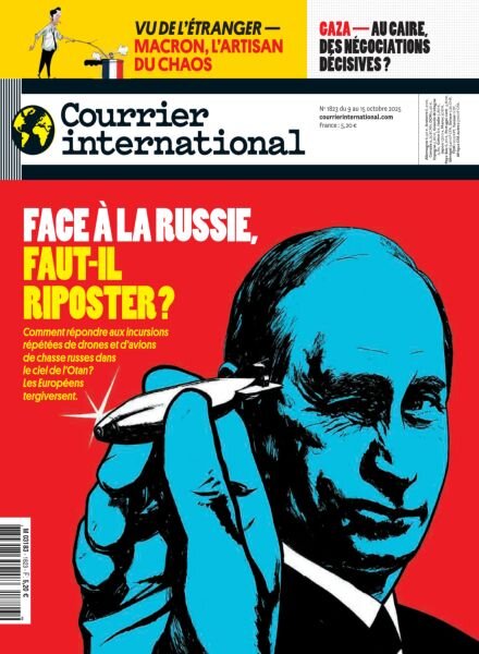 Courrier International – 9 Octobre 2025 Cover
