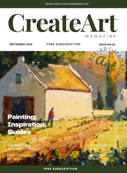 Create Art Magazine – Issue 1 – September 2025 Cover