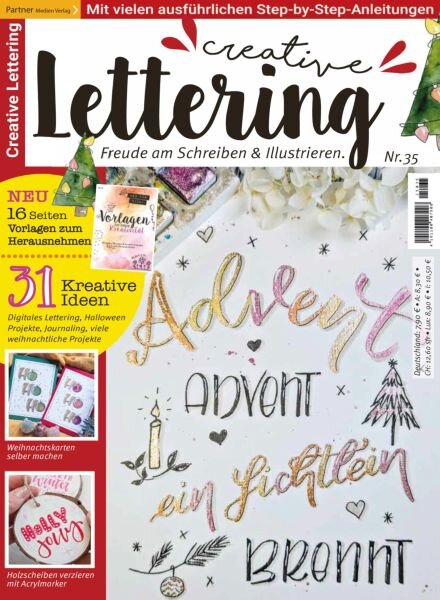 Creative Lettering – Oktober 2025 Cover