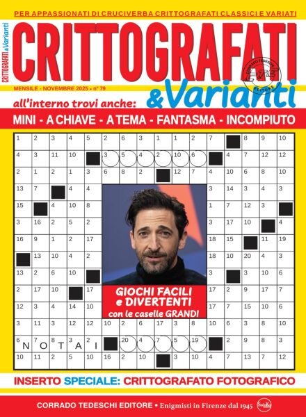Crittografati & Varianti – Novembre 2025 Cover