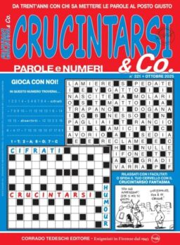Crucintarsi & Co – Ottobre 2025