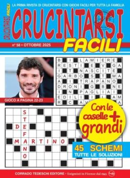 Crucintarsi Facili – Ottobre 2025