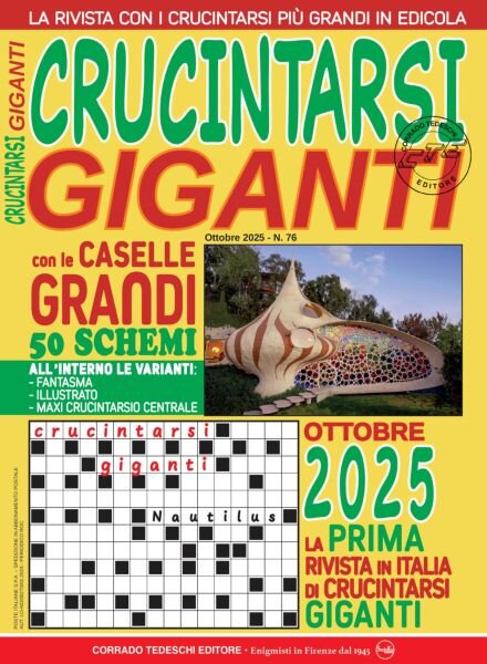Crucintarsi Giganti – Ottobre 2025 Cover