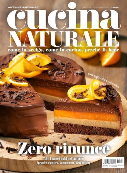 Cucina Naturale – Novembre 2025 Cover