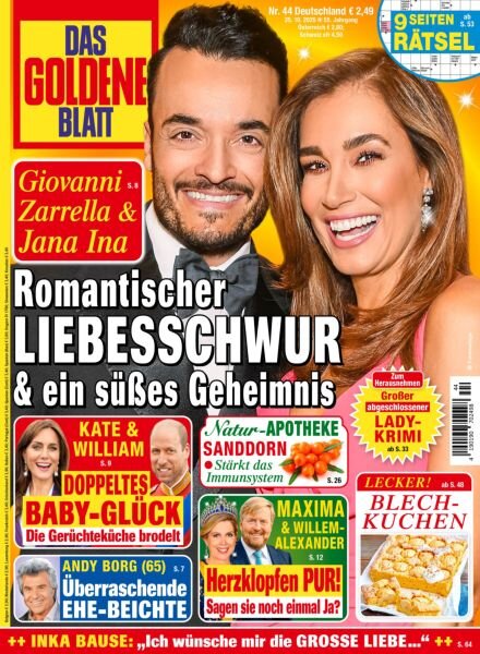 Das Goldene Blatt – 25 Oktober 2025 Cover