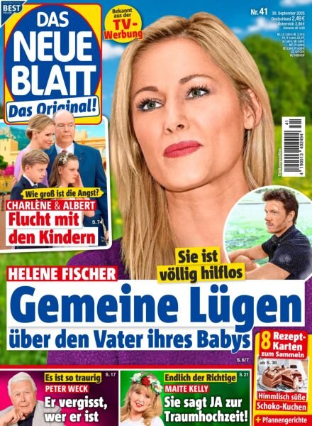 Das Neue Blatt – 30 September 2025 Cover