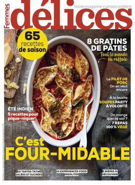 Delices de Femmes d’Aujourd’hui – N 11 Septembre 2025 Cover