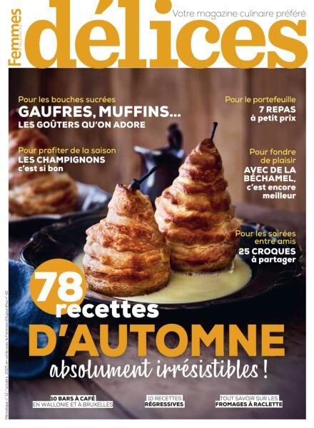 Delices de Femmes d’Aujourd’hui – Octobre 2025 Cover