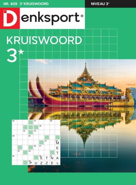 Denksport Kruiswoord 3 – 2 Oktober 2025 Cover