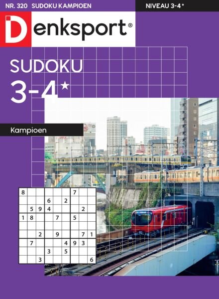 Denksport Sudoku 3-4 kampioen – 9 Oktober 2025 Cover