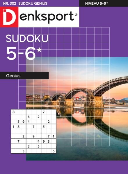 Denksport Sudoku 5-6 genius – 16 Oktober 2025 Cover