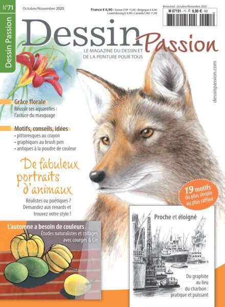 Dessin Passion – Octobre-Novembre 2025 Cover