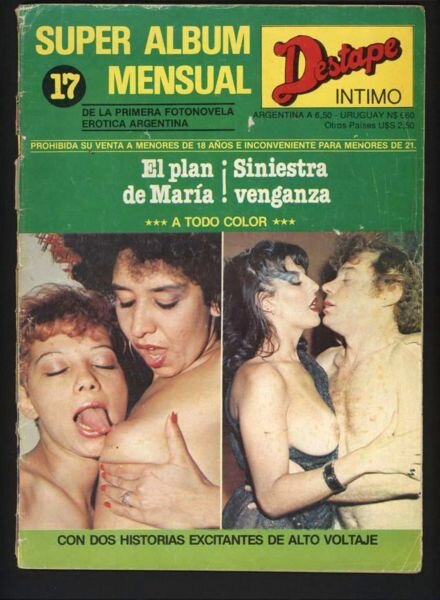 Destape Intimo – N 17 1987 Cover