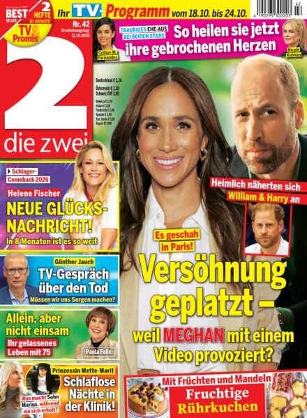 Die Zwei – 11 Oktober 2025 Cover