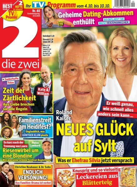 Die Zwei – 27 September 2025 Cover