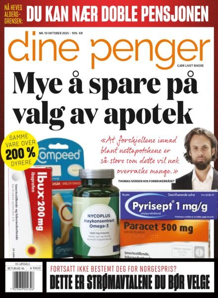 Dine Penger – Oktober 2025 Cover
