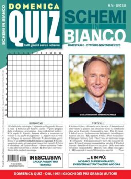 Domenica Quiz Schemi in Bianco – Ottobre-Novembre 2025