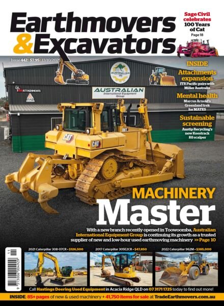 Earthmovers & Excavators – October 2025 Cover
