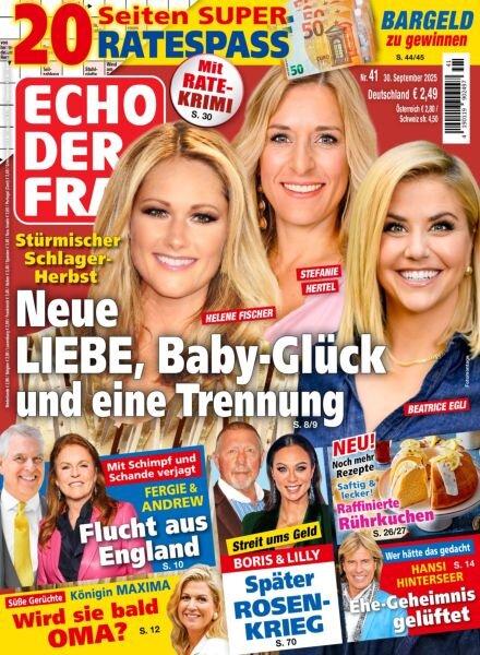 Echo der Frau – 30 September 2025 Cover