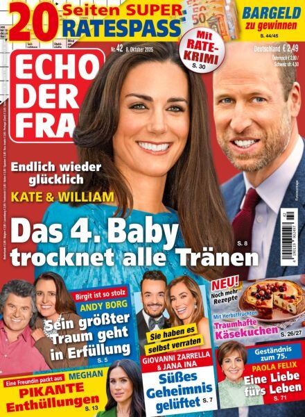 Echo der Frau – 8 Oktober 2025 Cover
