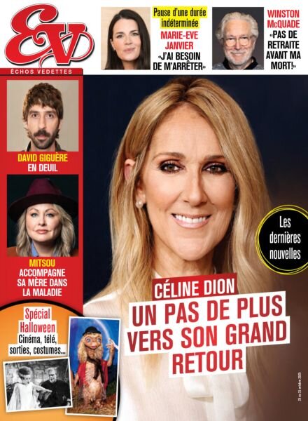 echos Vedettes – 25 Octobre 2025 Cover
