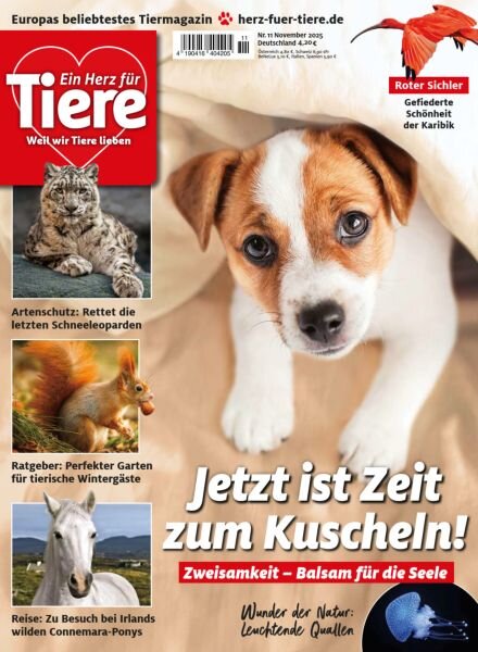 Ein Herz fur Tiere – November 2025 Cover