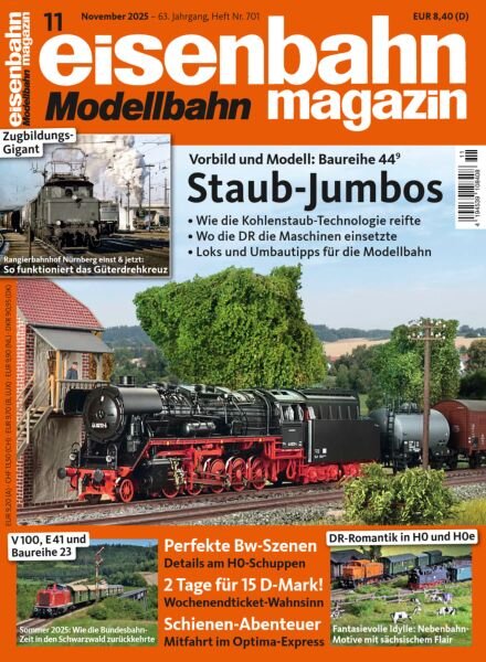 Eisenbahn Magazin – November 2025 Cover