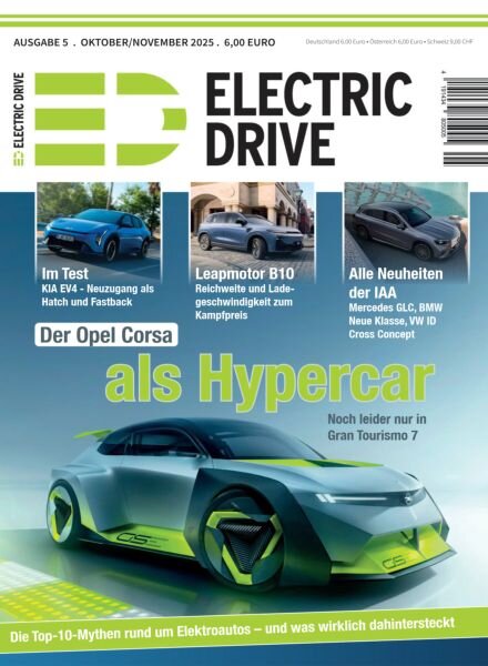 Electric Drive – Oktober-November 2025 Cover