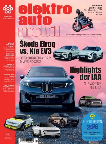 Elektroautomobil – Oktober-November 2025 Cover
