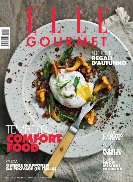 Elle Gourmet Italia – Novembre 2025 Cover